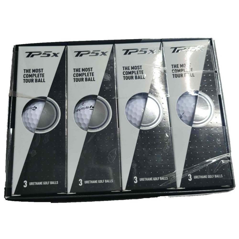 NEW Taylormade TP5X Golf Balls 4 Sleeves‎ of 3 Twelve Total Balls NIB